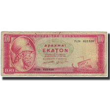 Banknote, Greece, 100 Drachmai, 1955-07-01, KM:192b, VF(20-25)