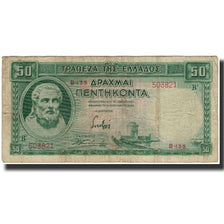 Banknote, Greece, 50 Drachmai, 1939-01-01, KM:107a, VF(20-25)