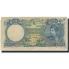 Banconote, Grecia, 100 Drachmai, 1944, KM:170a, BB