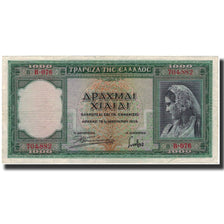 Banknote, Greece, 1000 Drachmai, 1939-01-01, KM:110a, AU(55-58)