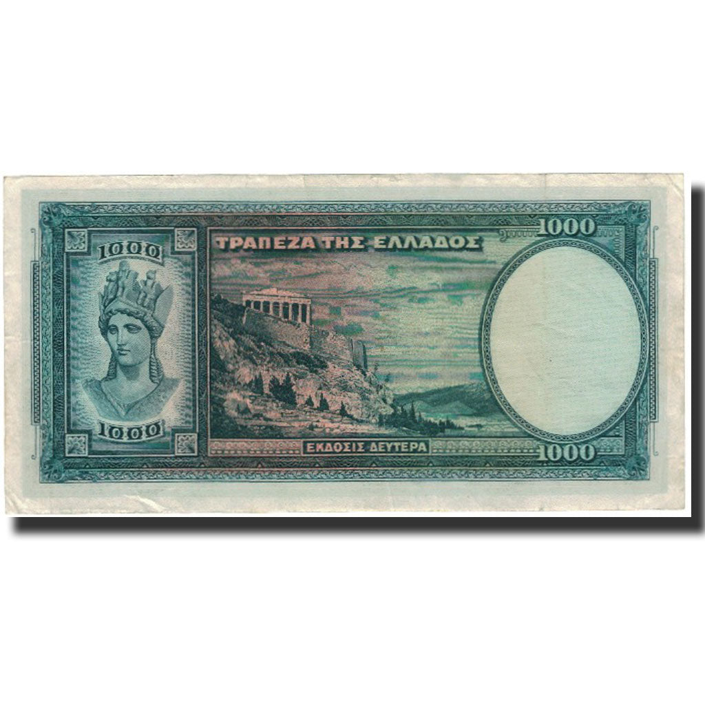 Banknote, Greece, 1000 Drachmai, 1939-01-01, KM:110a, AU(55-58)