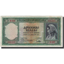 Banknote, Greece, 1000 Drachmai, 1939-01-01, KM:110a, AU(50-53)