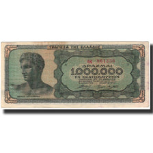 Banknote, Greece, 1,000,000 Drachmai, 1944-06-29, KM:127a, AU(55-58)