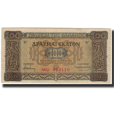 Banknote, Greece, 100 Drachmai, 1941-07-10, KM:116a, AU(55-58)
