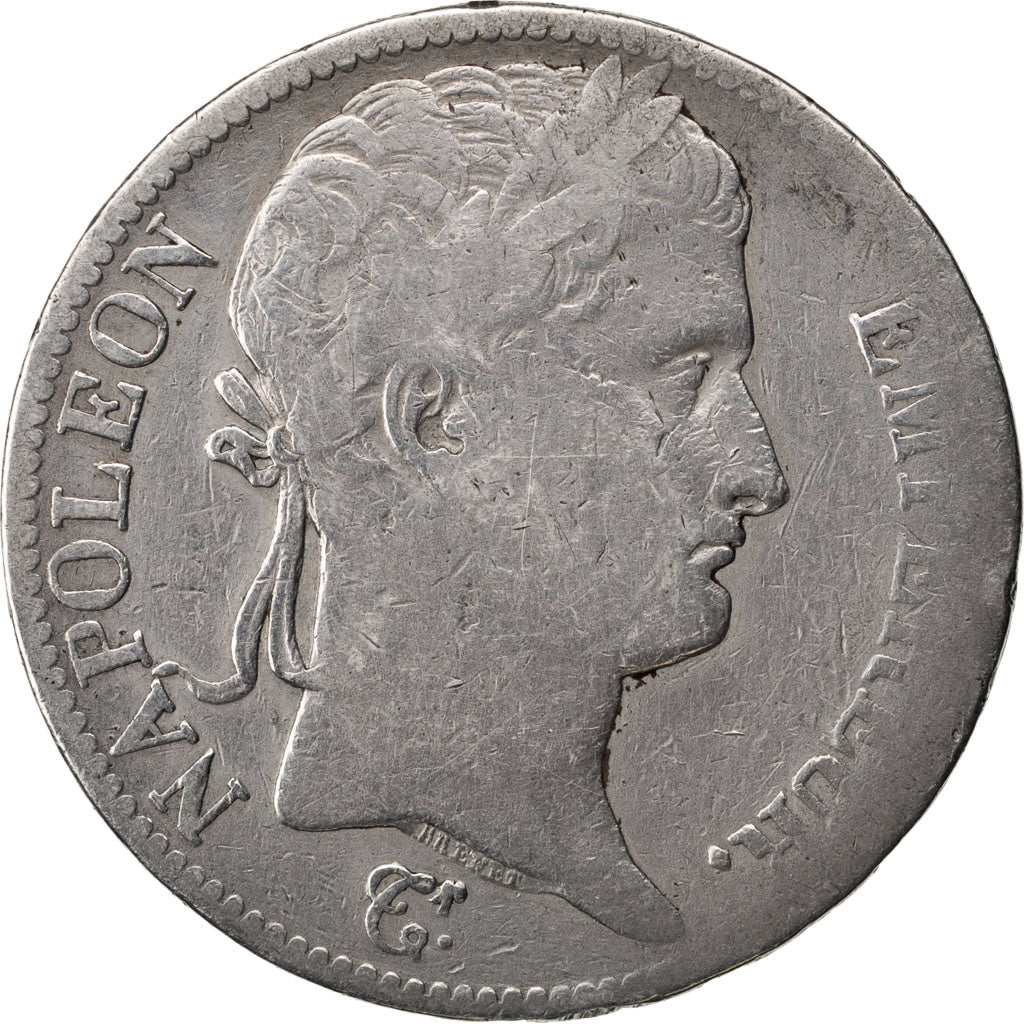 FRANCE, Napoléon I, 5 Francs, 1811, Paris, KM #694.1, F(12-15), Silver, Gadoury 