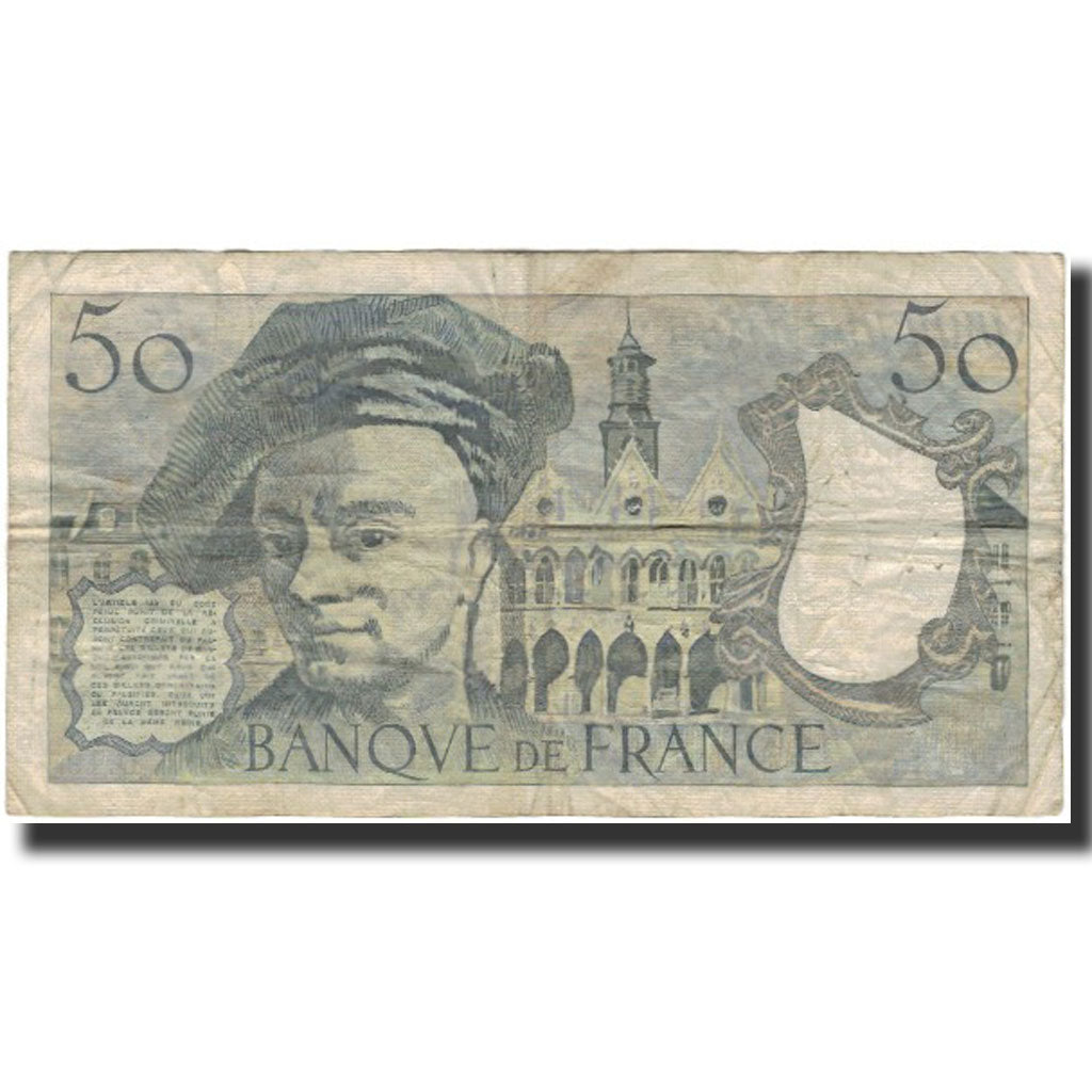 France, 50 Francs, 50 F 1976-1992 ''Quentin de La Tour'', 1980, F(12-15)