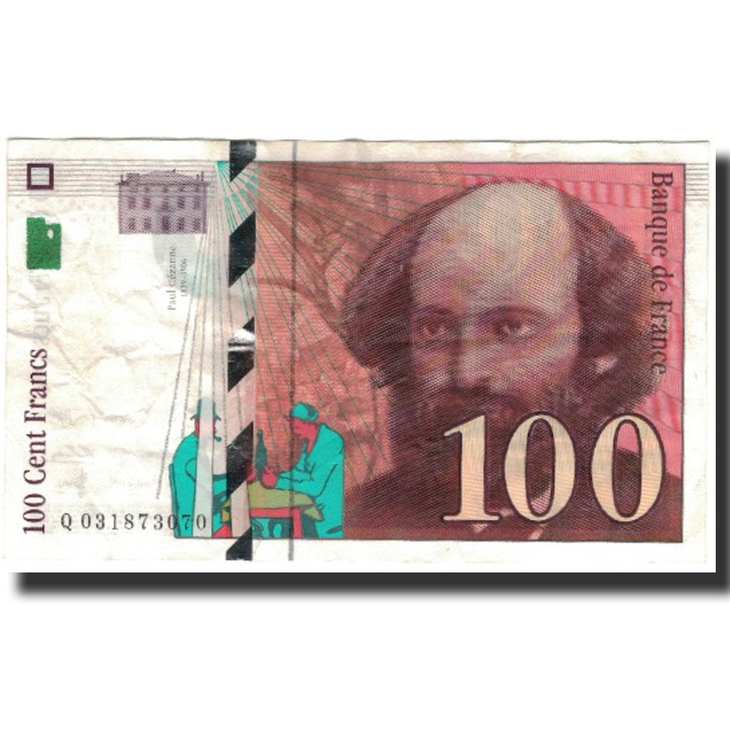 Francia, 100 Francs, 100 F 1997-1998 ''Cézanne'', 1997, MBC+, Fayette:74.1