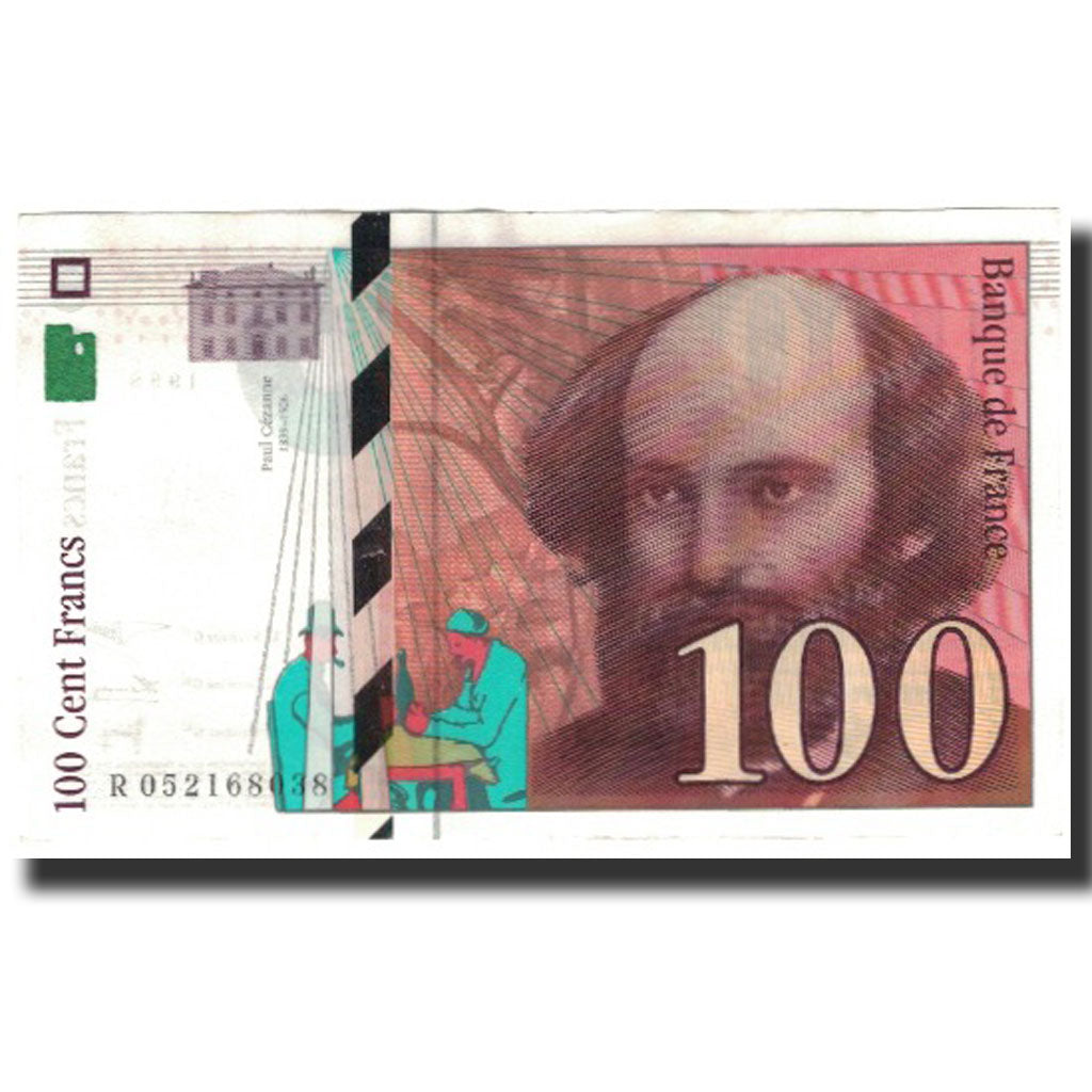 France, 100 Francs, 100 F 1997-1998 ''Cézanne'', 1998, SUP+, Fayette:74.2