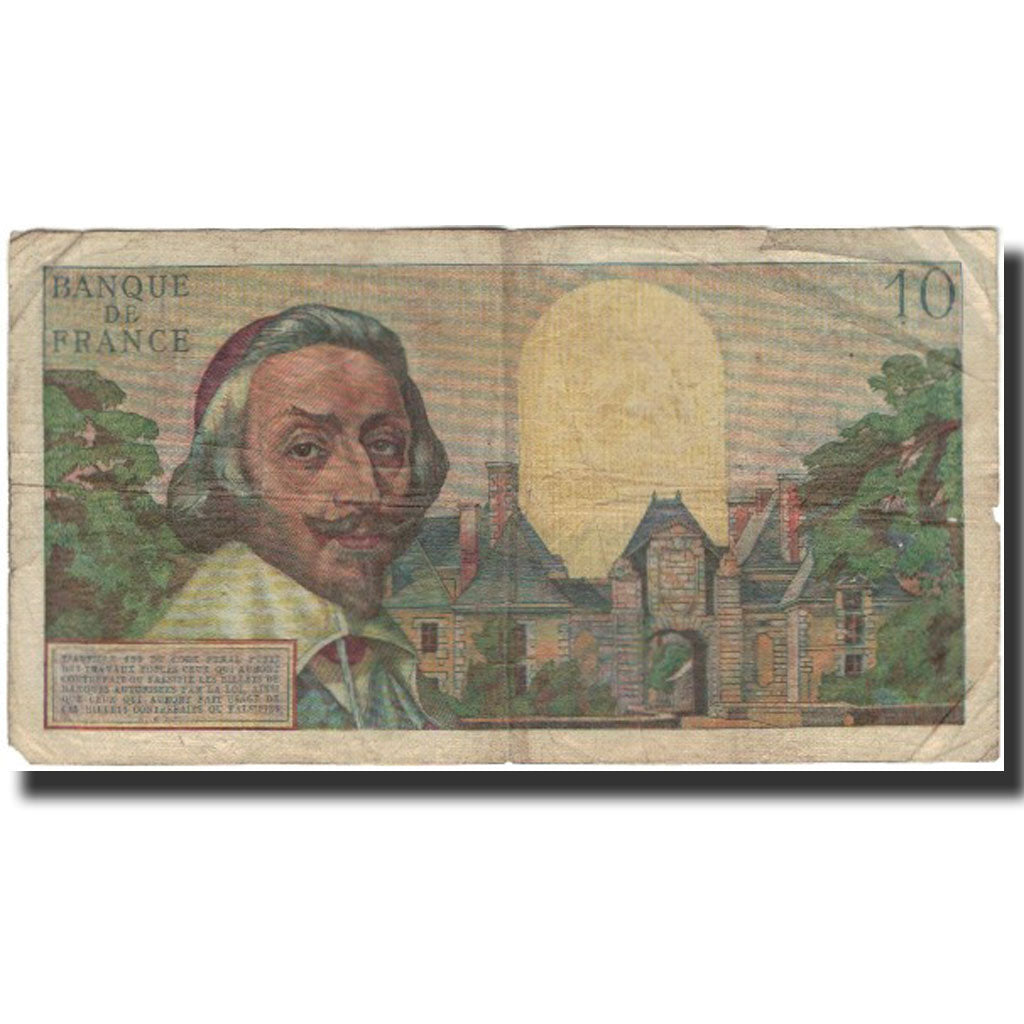 Frankrijk, 10 Nouveaux Francs, 10 NF 1959-1963 ''Richelieu'', 1959-03-05, B+