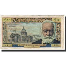 France, 5 Nouveaux Francs, 5 NF 1959-1965 ''Victor Hugo'', 1962-03-01, TB+