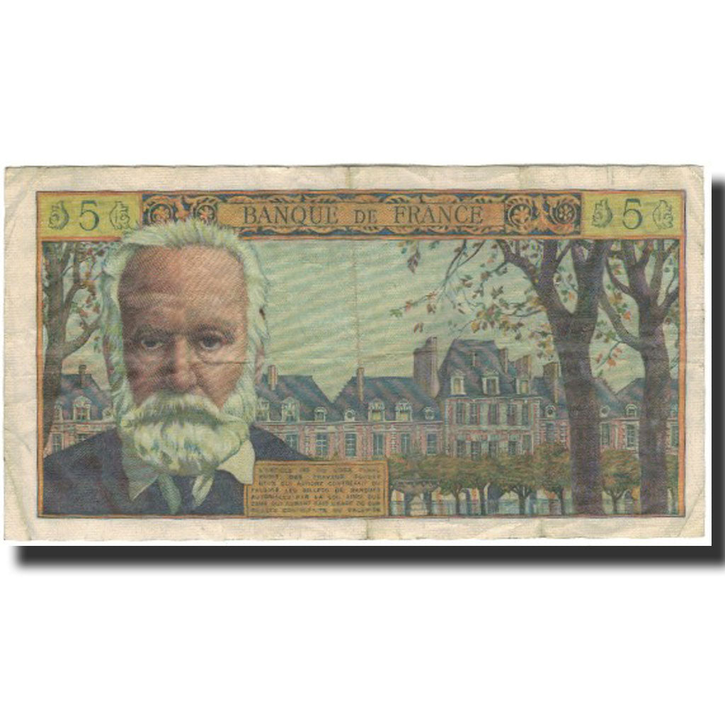 France, 5 Nouveaux Francs, 5 NF 1959-1965 ''Victor Hugo'', 1962-03-01, TB+