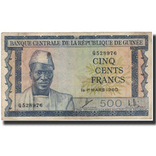 Banknote, Guinea, 500 Francs, 1960-03-01, KM:14A, VF(30-35)