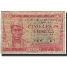 Banknote, Guinea, 500 Francs, 1958-10-02, KM:8, VG(8-10)