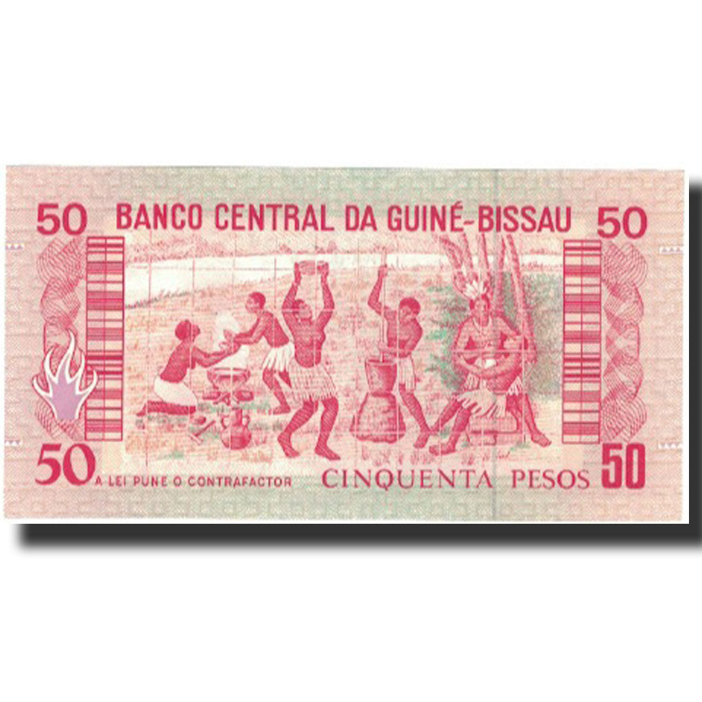 Banknote, Guinea-Bissau, 50 Pesos, 1990-03-01, KM:10, UNC(65-70)