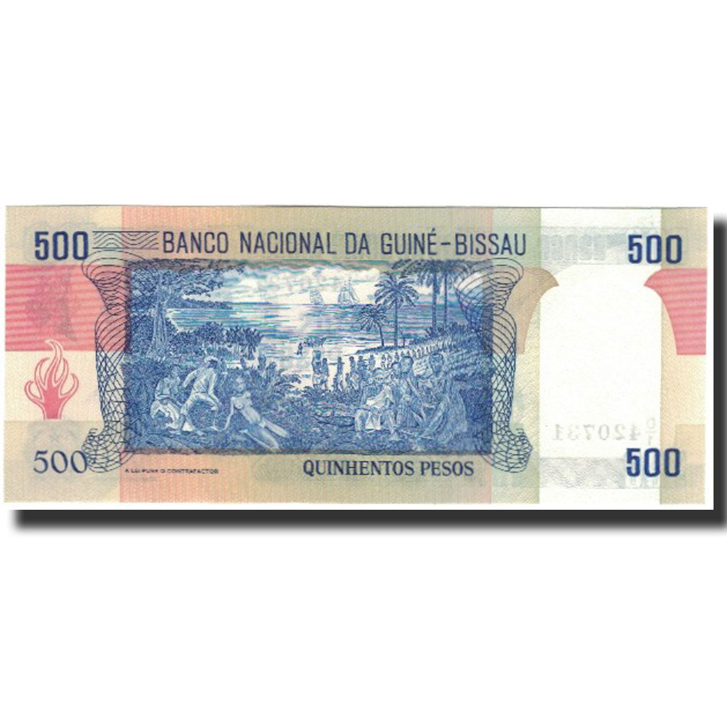 Banknote, Guinea-Bissau, 500 Pesos, 1983-02-28, KM:7a, UNC(65-70)