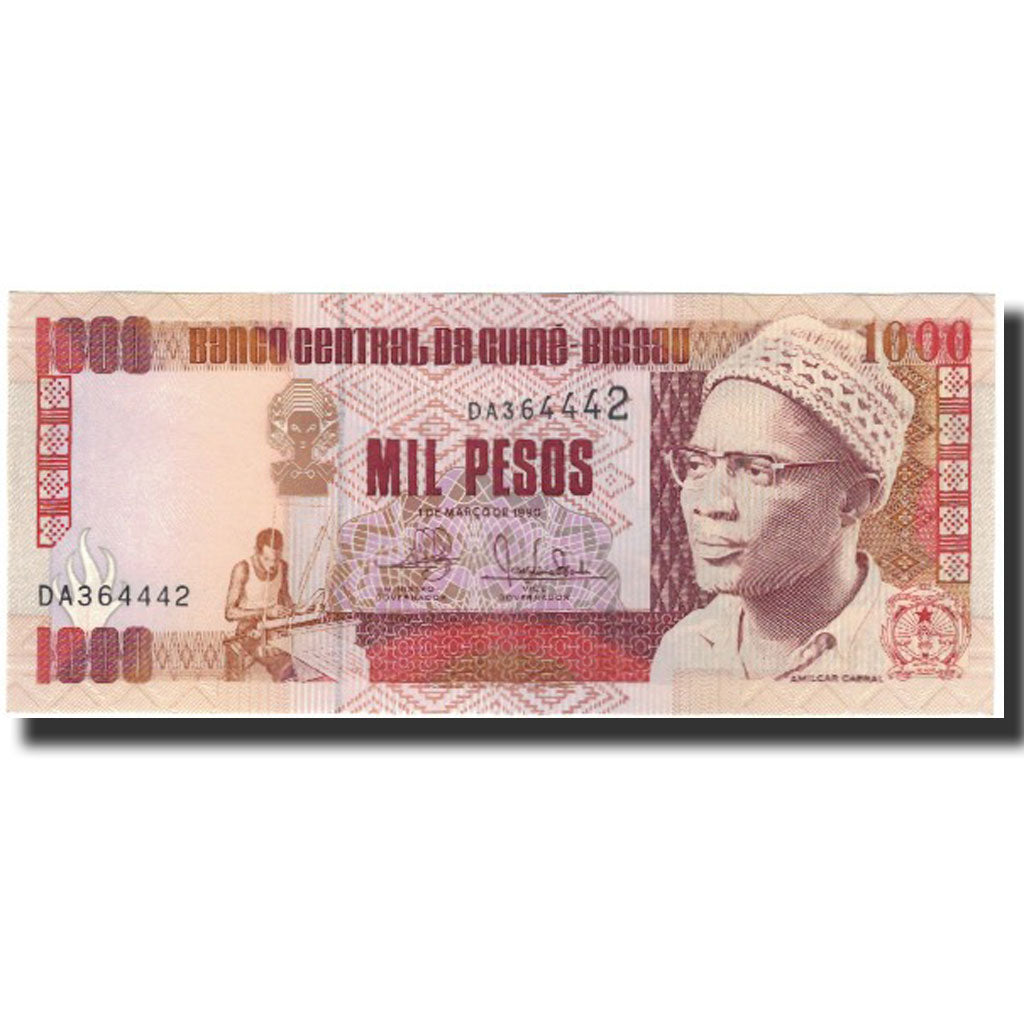 Banconote, Guinea-Bissau, 1000 Pesos, 1990-03-01, KM:13a, FDS