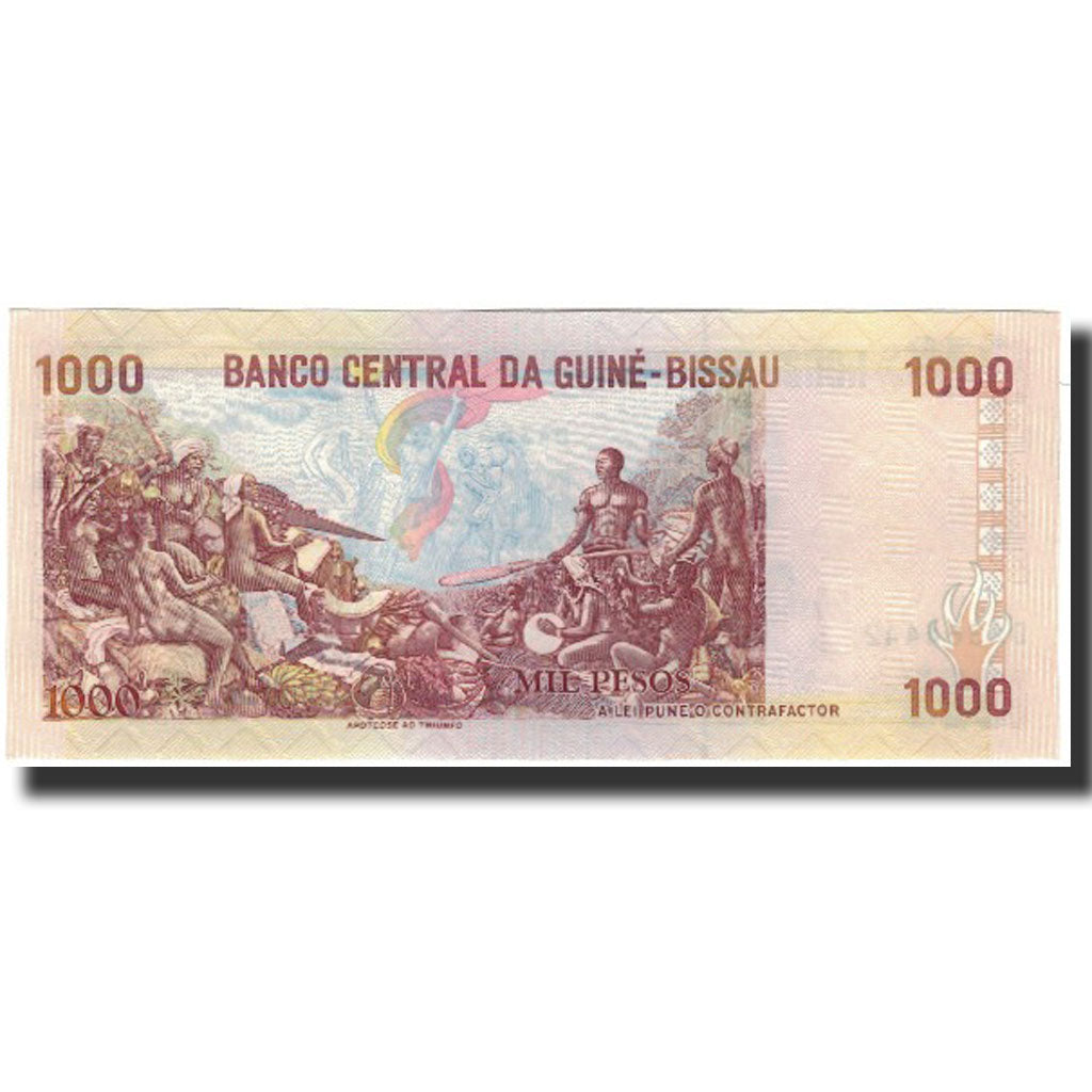 Banconote, Guinea-Bissau, 1000 Pesos, 1990-03-01, KM:13a, FDS