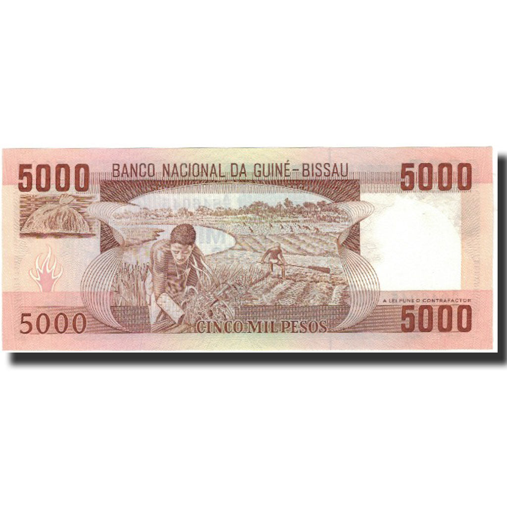 Banknote, Guinea-Bissau, 5000 Pesos, 1984-09-12, KM:9, UNC(63)