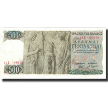 Banknote, Greece, 500 Drachmai, 1968-11-01, KM:197a, AU(55-58)