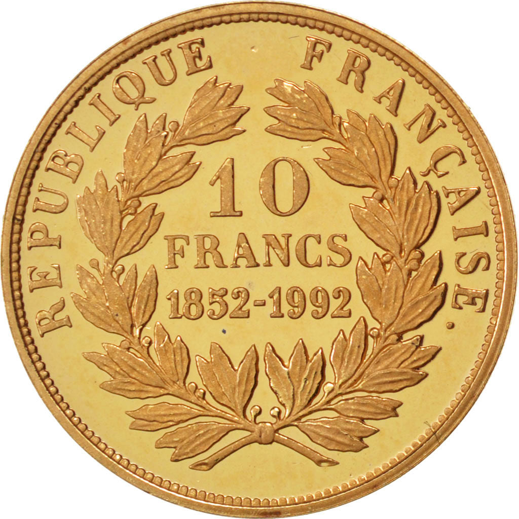 Vème République, 10 Francs or 140 ans de Louis Napoléon Bonaparte