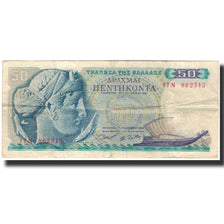 Banknote, Greece, 50 Drachmai, 1964-10-01, KM:195a, AU(50-53)