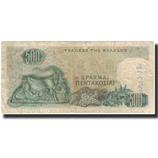 Banknote, Greece, 500 Drachmai, 1968-11-01, KM:197a, VG(8-10)