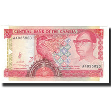 Banknote, The Gambia, 5 Dalasis, Undated (1991-95), KM:12a, UNC(65-70)