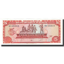 Banknote, Haiti, 5 Gourdes, 1987, KM:246a, UNC(65-70)