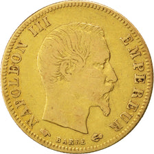FRANCE, 5 Francs, 1859, Paris, VF(30-35), Gold, Gadoury #1001, 1.58