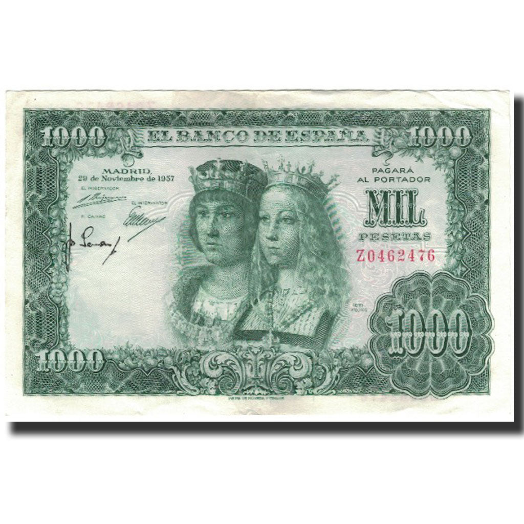 Banknote, Spain, 1000 Pesetas, 1957-11-29, KM:149a, AU(50-53)