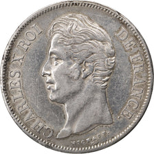 Coin, France, Charles X, 5 Francs, 1830, Paris, VF(30-35), Silver, KM:728.1