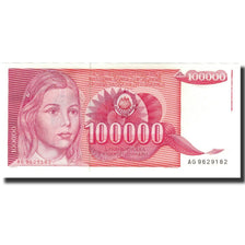 Banknote, Yugoslavia, 100,000 Dinara, 1989-05-01, KM:97, UNC(65-70)