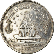 France, Token, Chambre de Commerce d'Elbeuf, 1861, Lecomte, AU(55-58), Silver