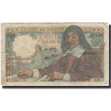 France, 100 Francs, 1942-05-15, VF(20-25), Fayette:27.1, KM:101a