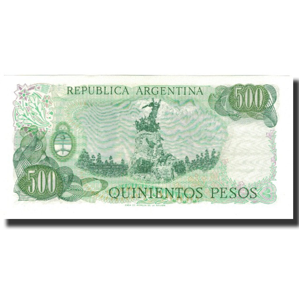 Billet, Argentine, 500 Pesos, Undated (1976-83), KM:303a, NEUF