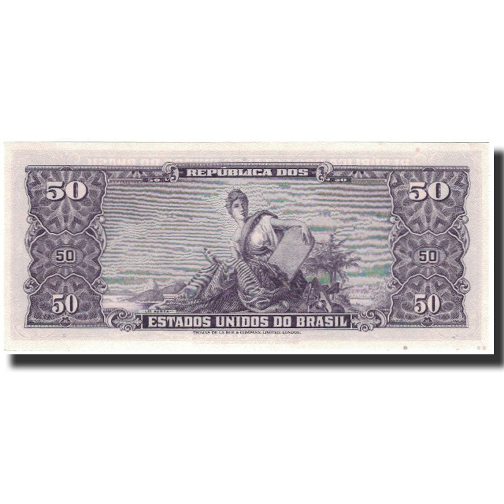 Geldschein, Brasilien, 5 Centavos on 50 Cruzeiros, 1963, KM:184a, UNZ