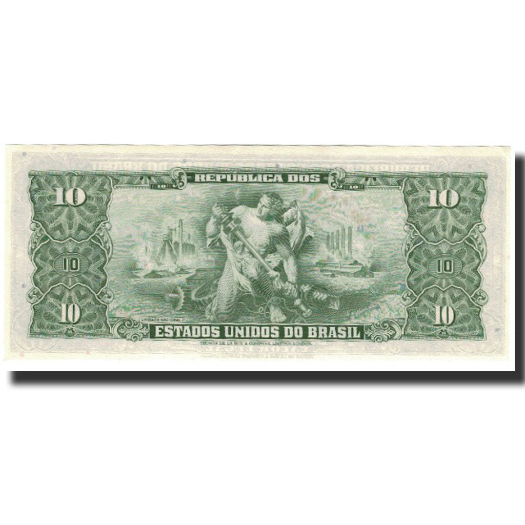 Banconote, Brasile, 1 Centavo on 10 Cruzeiros, 1962, KM:183b, FDS