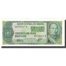 Banknot, Bolivia, 50,000 Pesos Bolivianos, 1984-06-05, KM:170a, UNC(65-70)