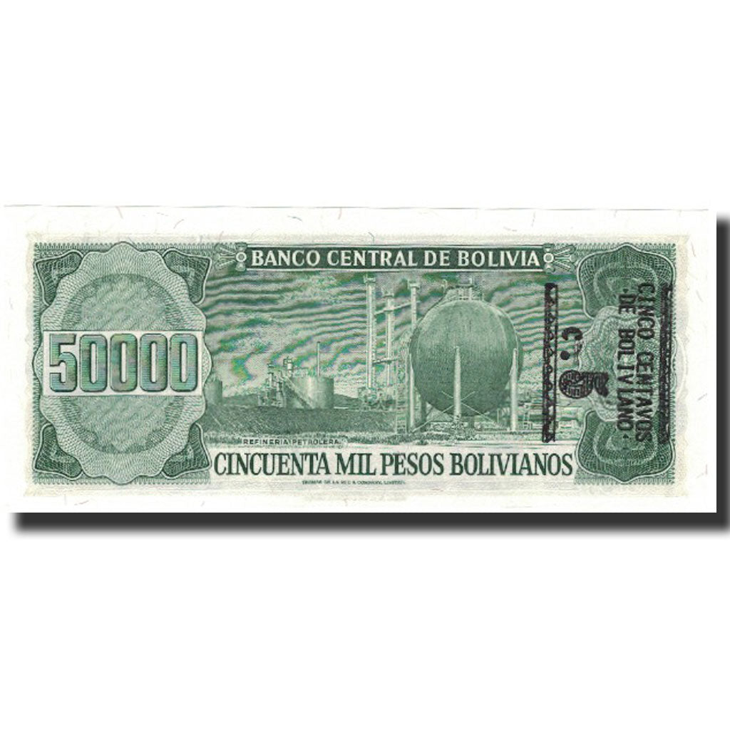 Billet, Bolivie, 50,000 Pesos Bolivianos, 1984-06-05, KM:170a, NEUF