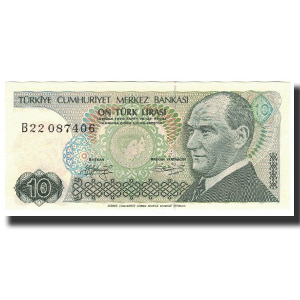 Geldschein, Türkei, 10 Lira, 1979-12-25, KM:192, UNZ