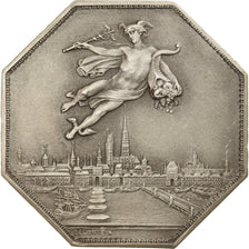 Frankrijk, Token, Chambre de Commerce de Rouen, 1802, Lecomte, UNC, Zilver
