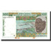 Biljet, West Afrikaanse Staten, 500 Francs, 2002, KM:710Km, TTB