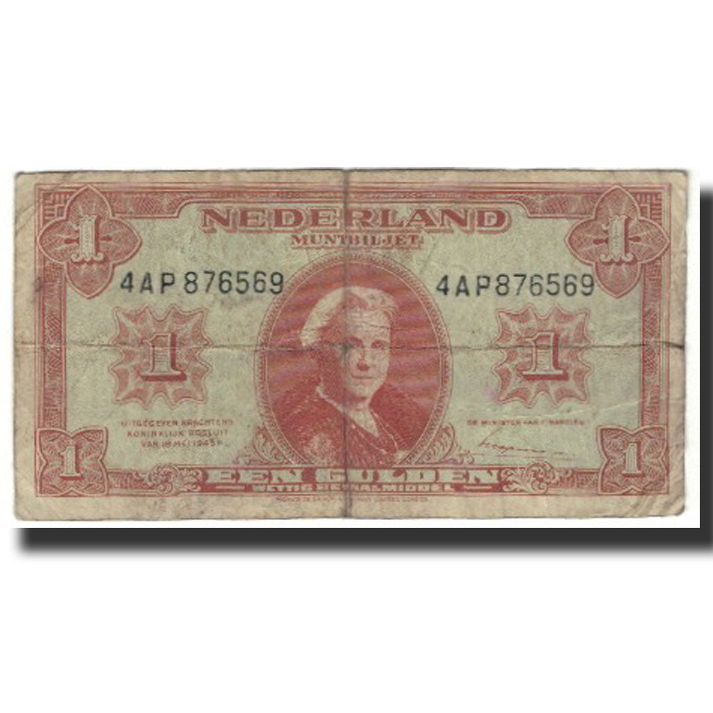 Biljet, Nederland, 1 Gulden, 1945-05-18, KM:70, B