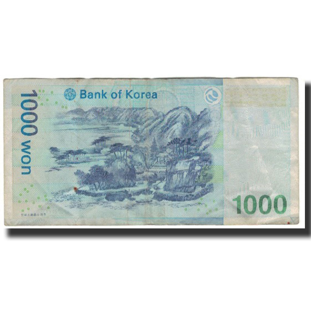 Banconote, Corea del Sud, 1000 Won, 2007-01-22, KM:54a, MB+
