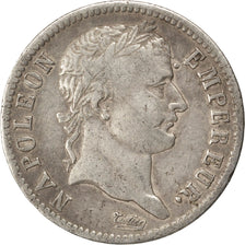 FRANCE, Napoléon I, Franc, 1809, Paris, KM #692.1, EF(40-45), Silver, Gadoury #.