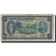 Banknote, Colombia, 1 Peso Oro, 1953-08-07, KM:398, VF(30-35)