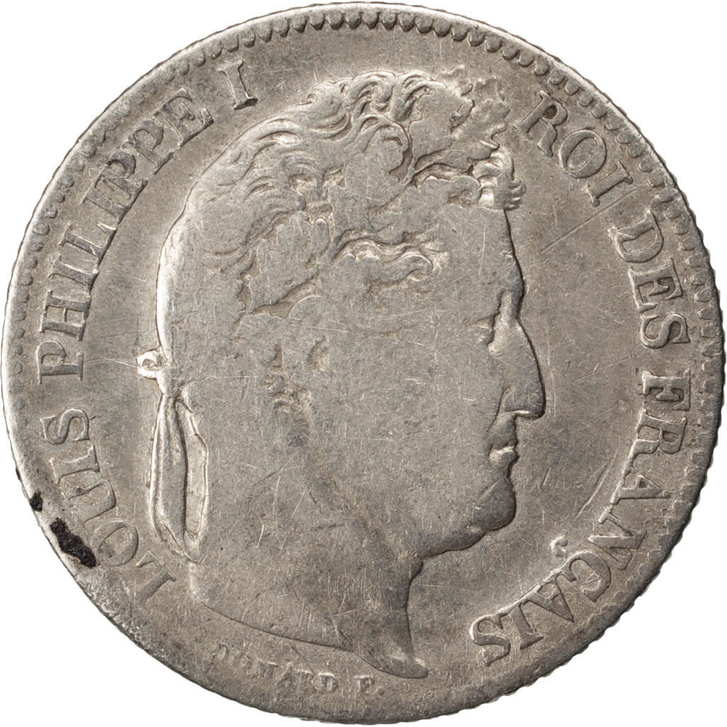Louis Philippe Ier, 1 Franc tête laurée