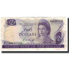 Biljet, Nieuw Zeeland, 2 Dollars, 1975, KM:164c, TTB