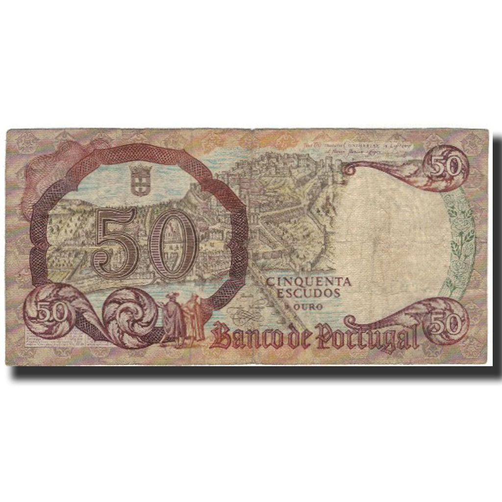 Billet, Portugal, 50 Escudos, 1964-02-28, KM:168, TB+