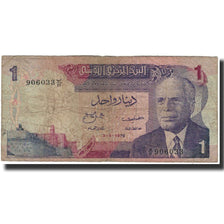 Banknote, Tunisia, 1 Dinar, 1972-08-03, KM:67a, F(12-15)